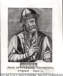 Ritratto di Johannes Gutenberg (c.1400-68)